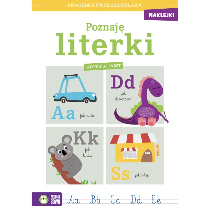 Akademia przedszkolaka. Poznaję literki. Wesoły alfabet 4-5 lat